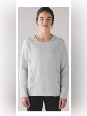Lululemon Back To It Crew Pullover | Cozy Blue Sweatshirt | Size 4